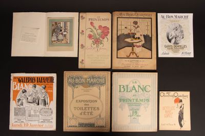 MODE: Bel ensemble de catalogues, invitation défilé Jeanne L… - Photo 1