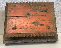 Socle, console, promontoire ancien en bois sculpté avec trac… (photo 5)
