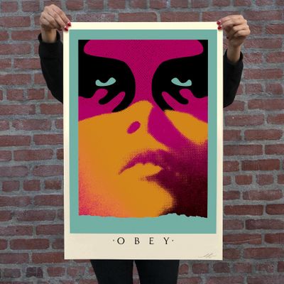 Shepard Fairey Shadowplay Offset Lithograph signée