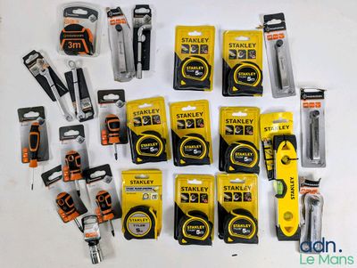 tout un éventail d'outils différents qui sont sur la table