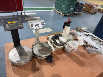 a picture of a table with a lot of items on it
