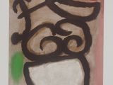 an image of a picture of a painting on a wall