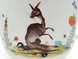 une tasse à café sur laquelle est représenté un kangourou