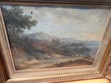 une photo d'une photo d'un tableau sur le mur