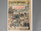 the front cover of a magazine with a picture of soldiers