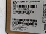 the back of a box with a sticker on it that says hp pro mini 250gb desktop pc