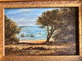a picture of a painting on the wall of a house