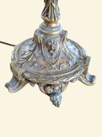 Bougeoir en bronze à patine dorée à décor d'épis de blés et … (photo 2)