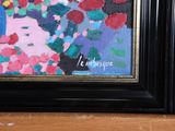 a painting of a woman with flowers in her hair