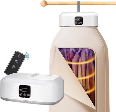 2.53 Sèche-linge électrique portable, séchoir à air chaud, a…