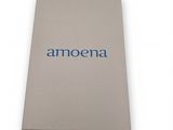 an open book with the word amoena written on it