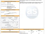 a close up of a document with a barcode on it