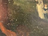 an image of a painting of a woman and two children in a field