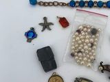 a table with a lot of jewelry on it