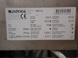 a label on the back of a machine that says infinicoce