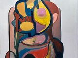 an image of a painting of a woman sitting on a chair