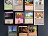 a lot of cards that are on the table