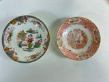 pair of chinese porcelain bowls and saucers