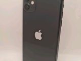 an apple iphone is sitting on a table with a white background