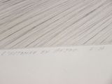 a pencil drawing of a man riding a skateboard on a ramp