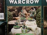 many warcraw figurines on display in a store