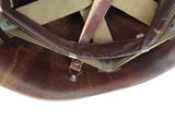 a helmet with a pair of scissors on top of it