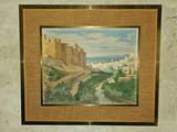 a picture of a painting on the wall of a building
