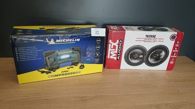 Lot de 2 articles composé de: 1 Compresseur à Air MICHELIN -…