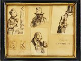 l'image d'une photo représentant un homme avec un chapeau et une canne