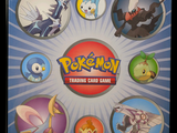 pokemon trading card game box with various pokemon characters on it