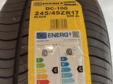 a close up of a tire with a label on it