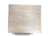 a piece of wood that has been used to make a hair comb