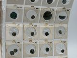 a picture of a display of coins in a plastic bag