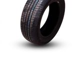 a close up of a tire on a white background