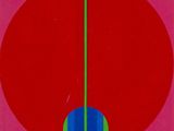 an image of a red circle with a green line in the middle