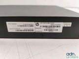 a close up of the back of a black box with a barcode on it