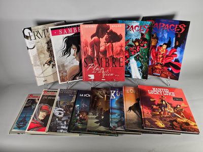 Lot de 13 albums divers en très bon état -	L’or de Morrison,…