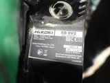 a close up of a motorcycle with a label on it
