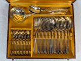 a box of silverware with spoons and spoons in it