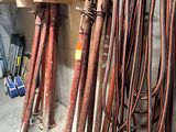 many different types of pipes that are in a room