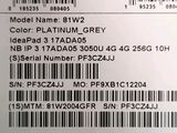 a close up of the back of a cell phone with a barcode on it