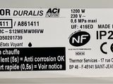 a label on the back of a refrigerator that says thermor dual ach