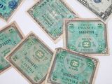many different types of money on the table