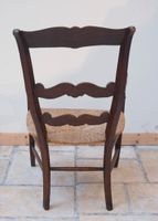 Fauteuil à crosse en bois naturel dossier barrette et assise… (photo 5)