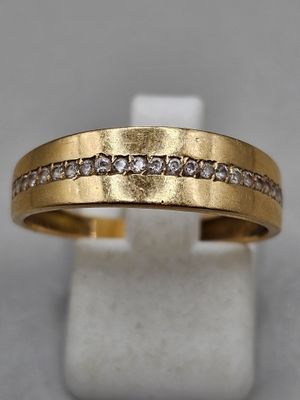 Bague OR et pierres, doigt 59, poids brut 2. - Photo 1