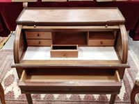 Bureau cylindre de dame en acajou ; baguettes et filets de l… (photo 3)