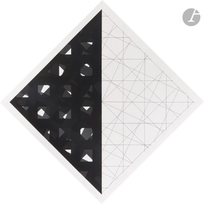an image of a black and white drawing of a diamond