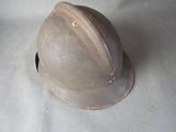 a helmet that is sitting on a table