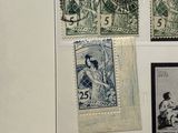 a picture of a collection of stamps on display