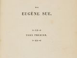 an old book with a black and white title on it